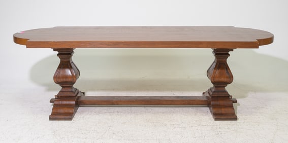 French Solid Oak Monastery Table