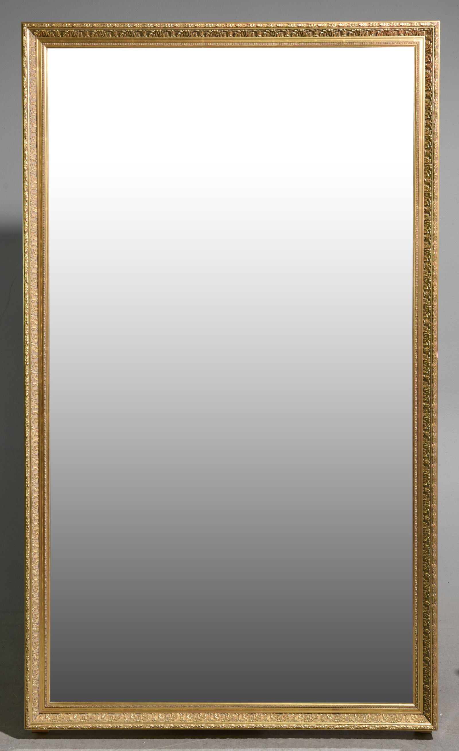 French Large Gold Framed Mirror (1 of 4)