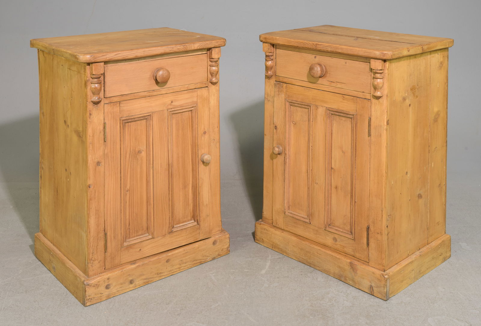British Pine Left & Right Occasional Cabinets (1 of 3)
