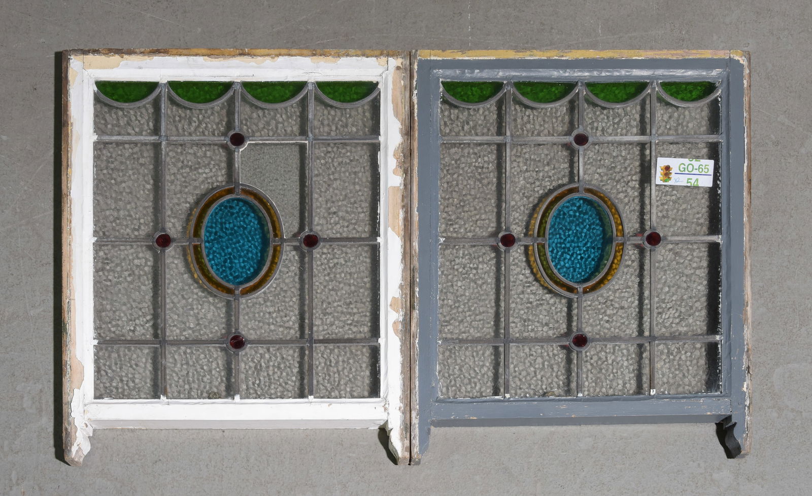 2 Assorted British Stained Glass Windows (1 of 4)