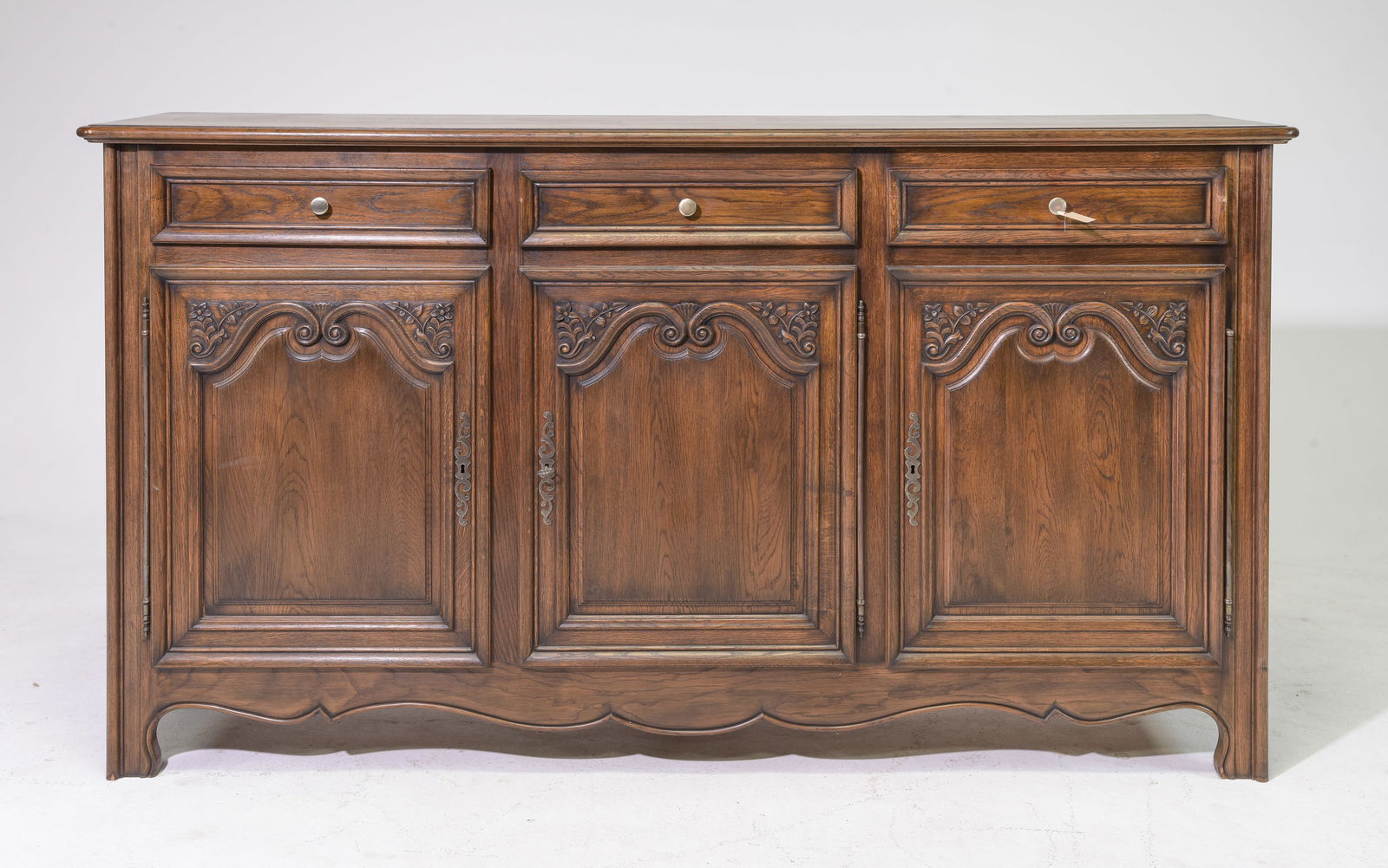French Regency Style Three Door Tall Sideboard (1 of 7)