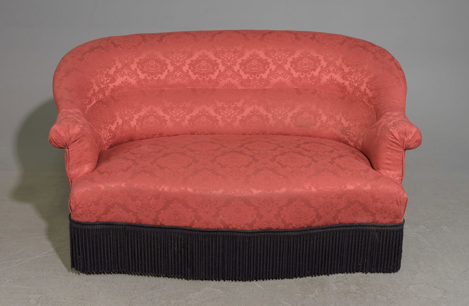 Napoleon III Style Upholstered Settee / Sofa (1 of 5)