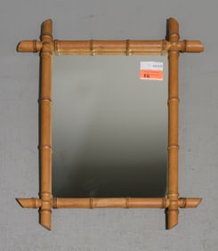 Faux Bamboo Framed Mirror #3