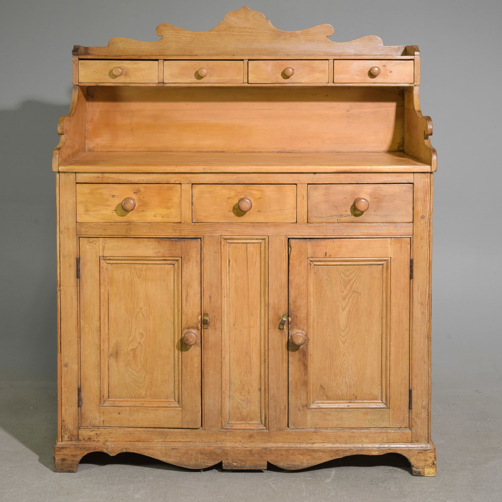 British Victorian Style Pine Dresser / Cupboard (1 of 7)
