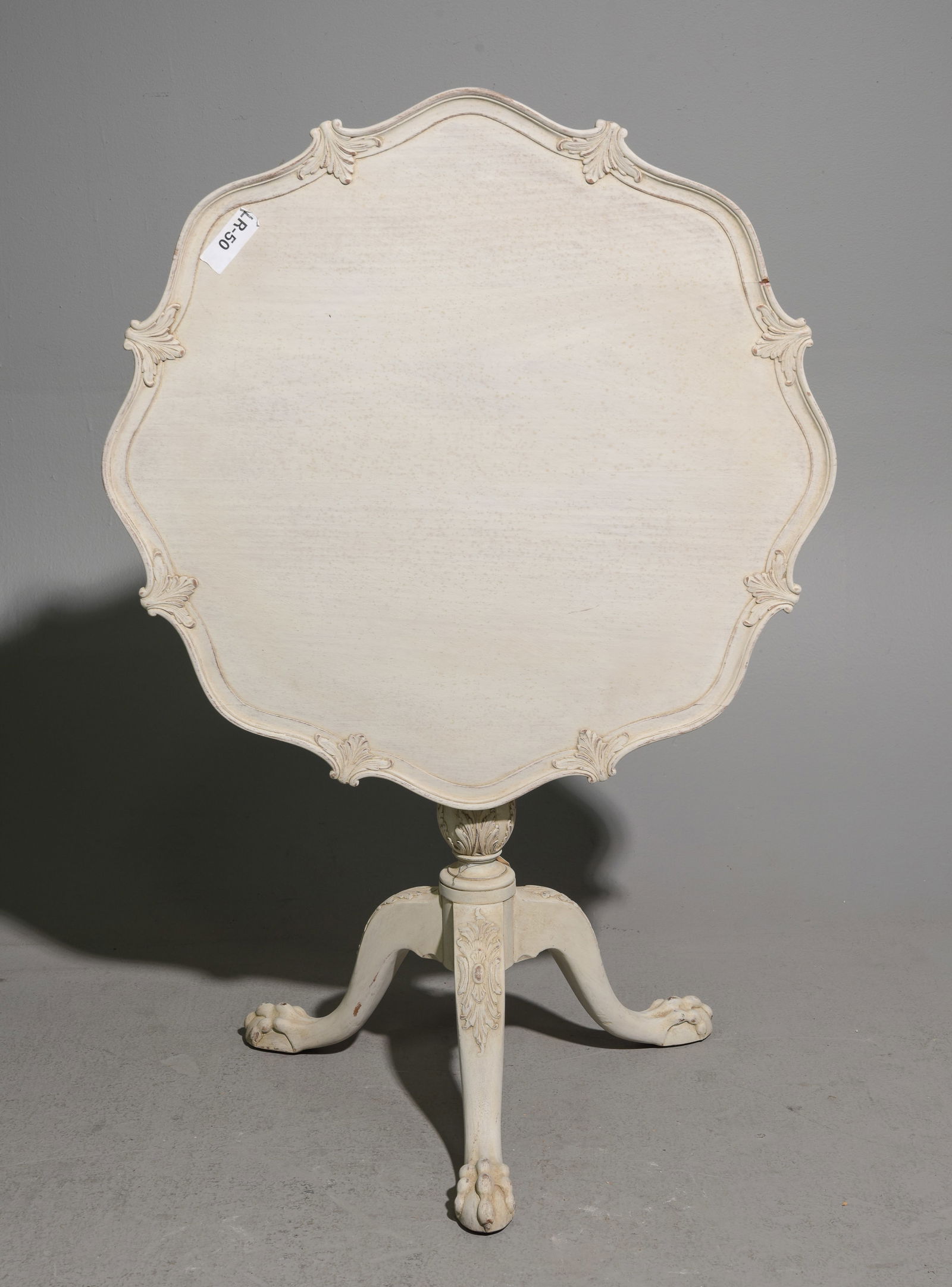 Tilt Top Ball & Claw Foot Painted Tea Table (1 of 7)