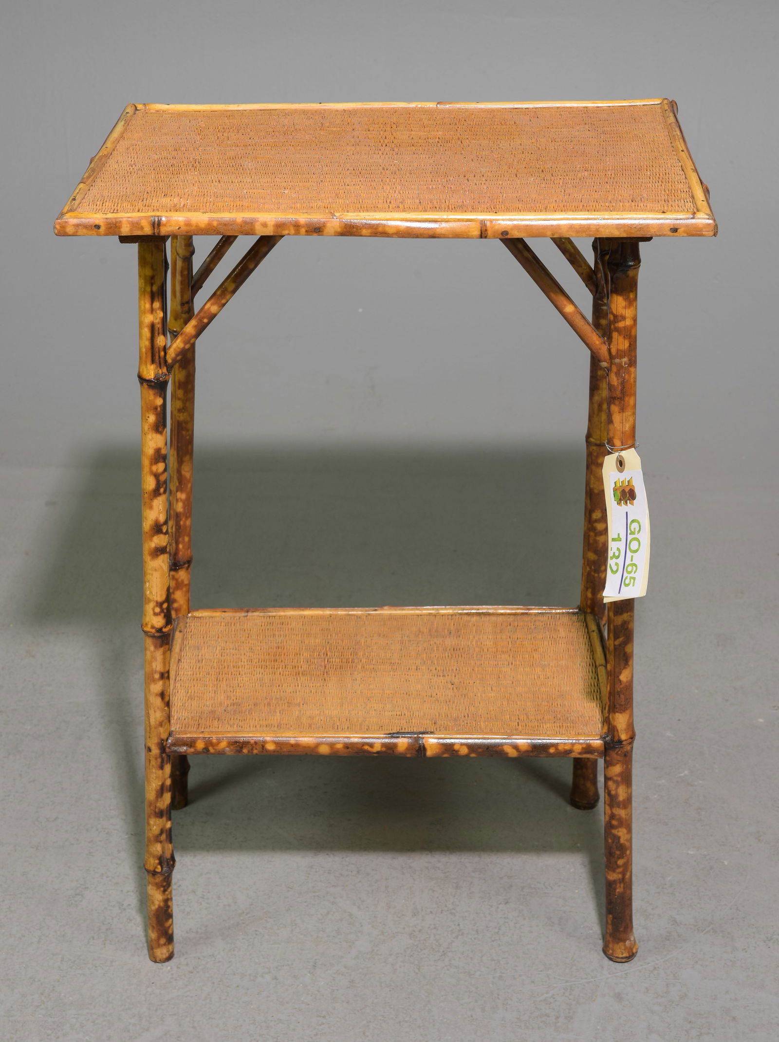 Bamboo Two Tier Occasional Table #1 (1 of 5)