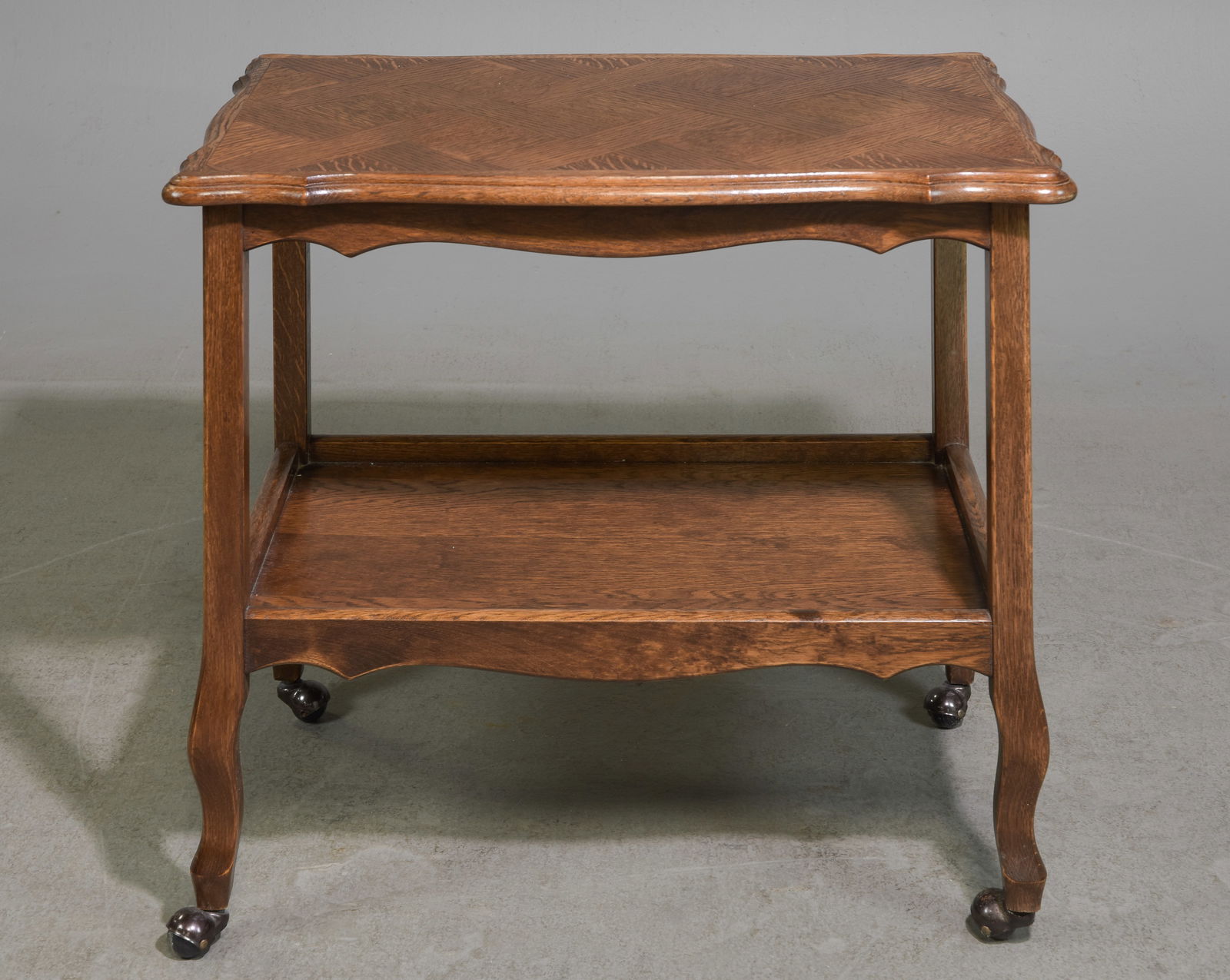 Louis XV / Country French Style Oak Trolley / Cart (1 of 4)