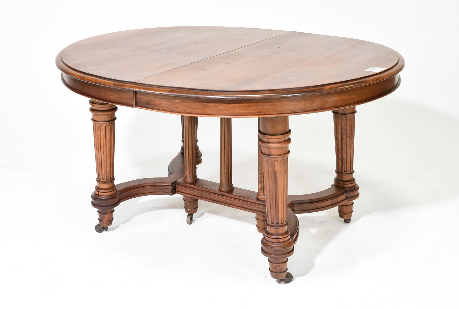Henri II Style Oval Walnut Table (1 of 4)