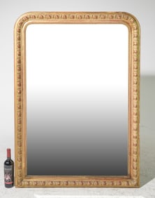 Louis Philippe Style Gold Framed Mirror #1