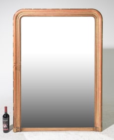 Louis Philippe Style Gold Framed Mirror #2
