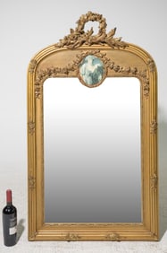 Louis XVI Style  Gold Framed Mirror #2
