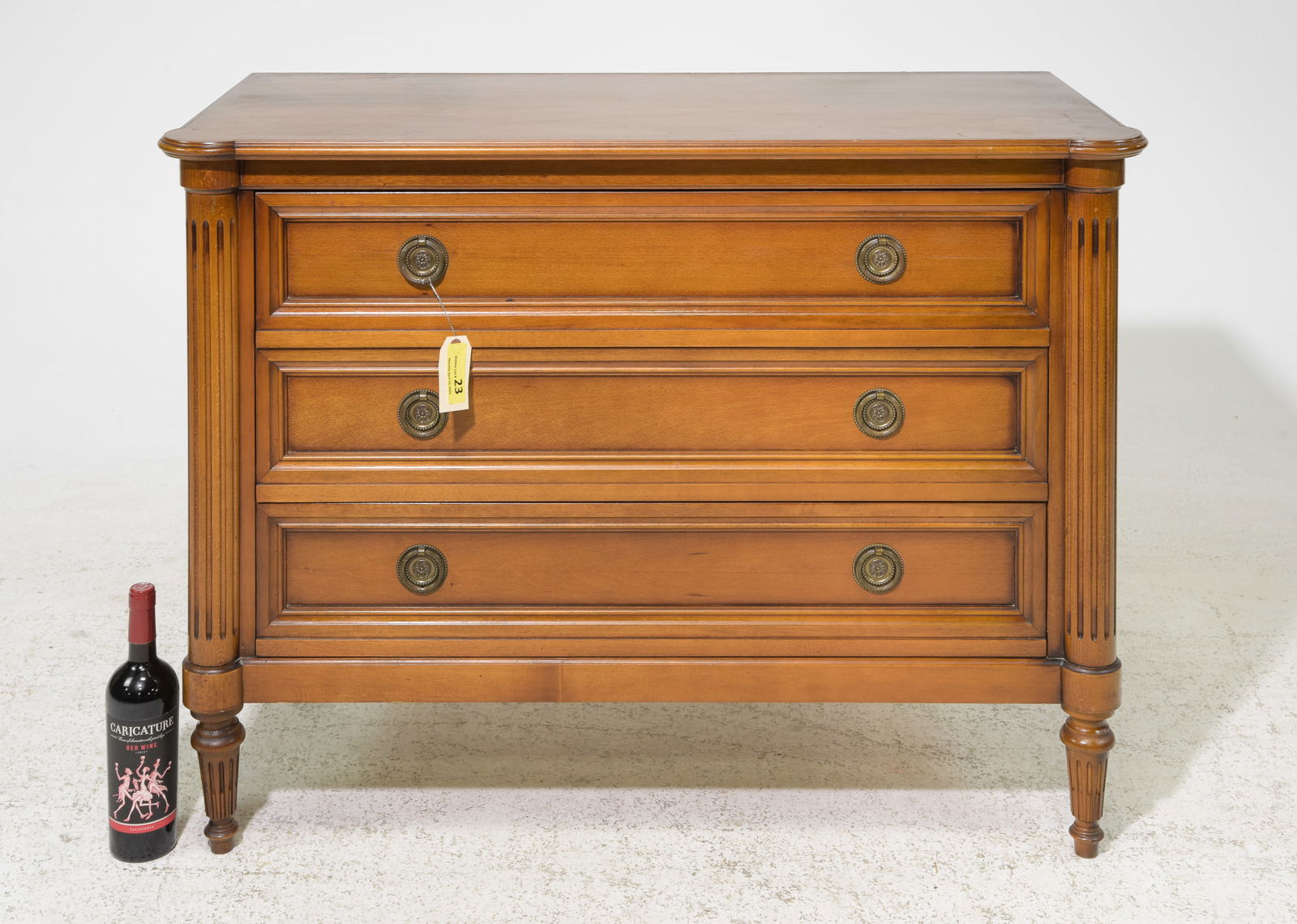 Louis XVI Style 3 Drawer Chest (1 of 5)
