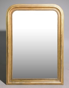 Louis Philippe Style Gold Framed Mirror