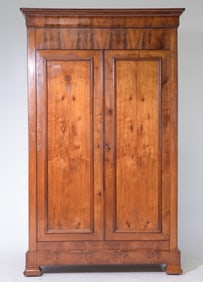 Louis Philippe Style Double Door Cupboard / Armoire