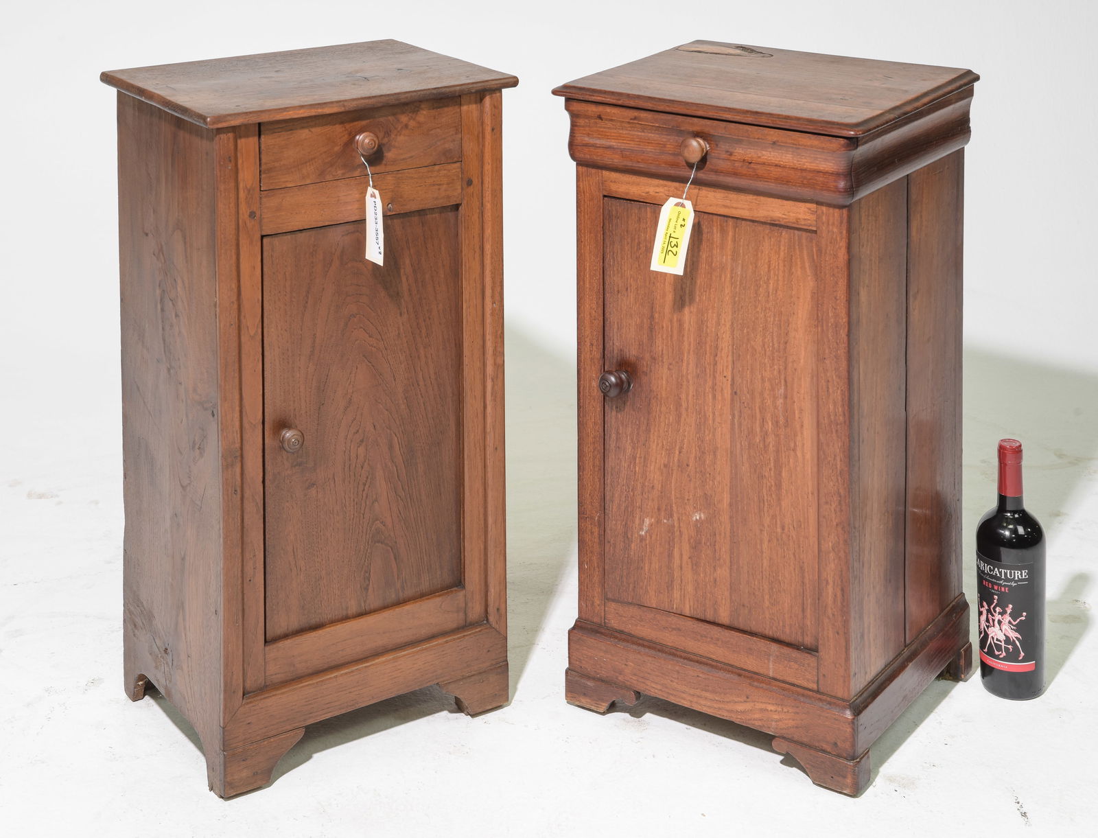 2 Louis Philippe Style Chestnut Occasional Cabinets (1 of 5)