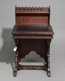 Antique American Gothic Revival Writing Desk
