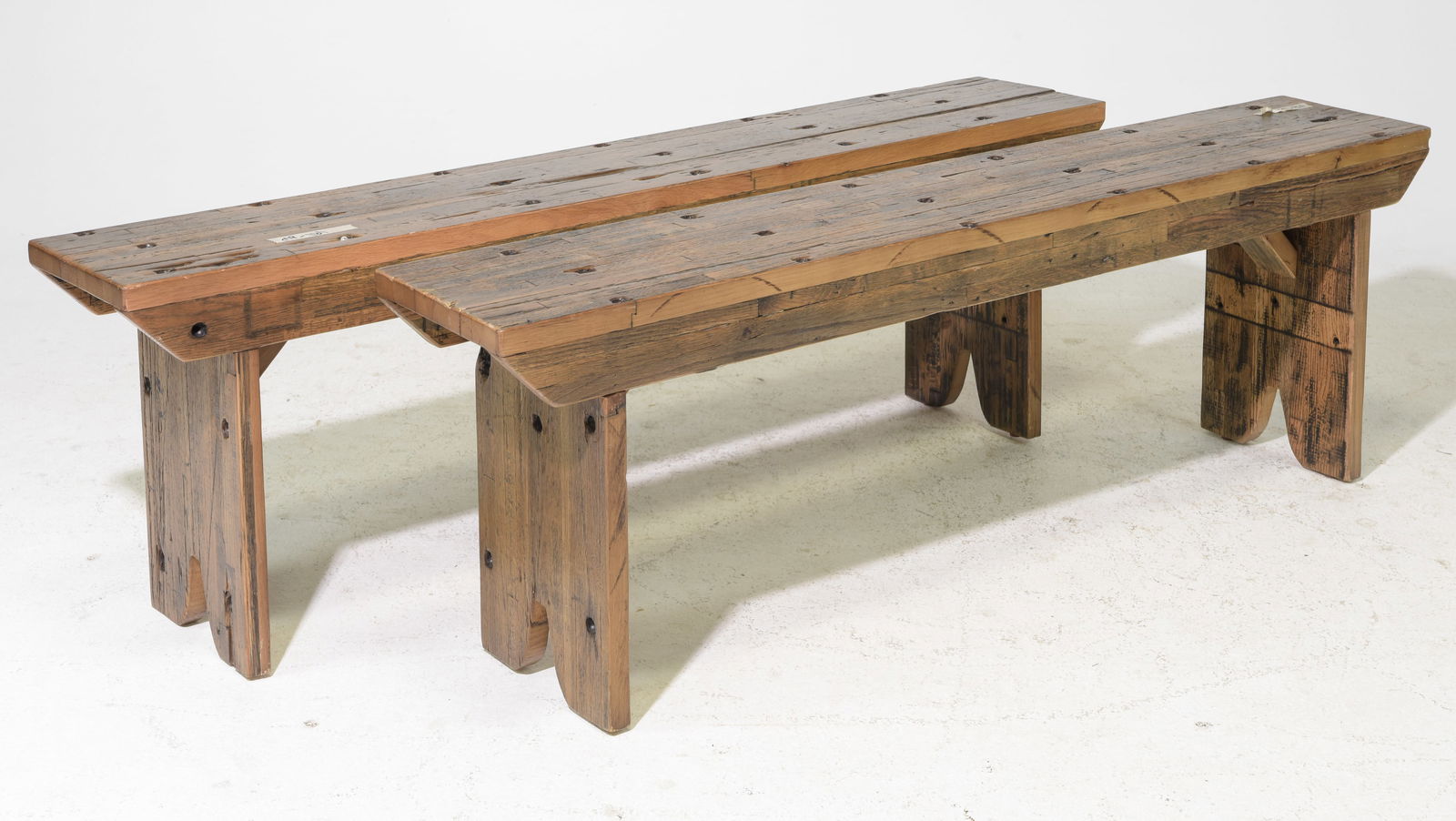 Two Rustic Farmhouse Benches #2 (1 of 4)