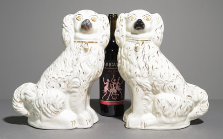 2 Large King Charles Staffordshire Dogs