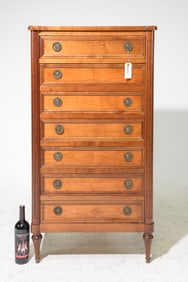 Louis XVI Style Faux Drawer Front Cabinet