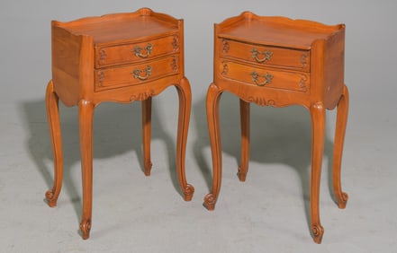 Louis XV Style Pair Of Nightstands