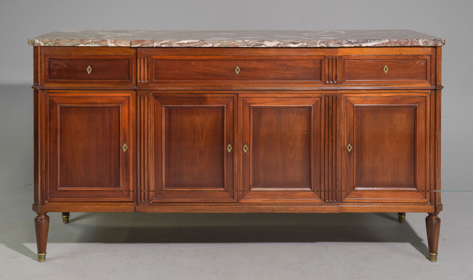 Louis XVI Style Walnut Sideboard / Enfilade (1 of 7)
