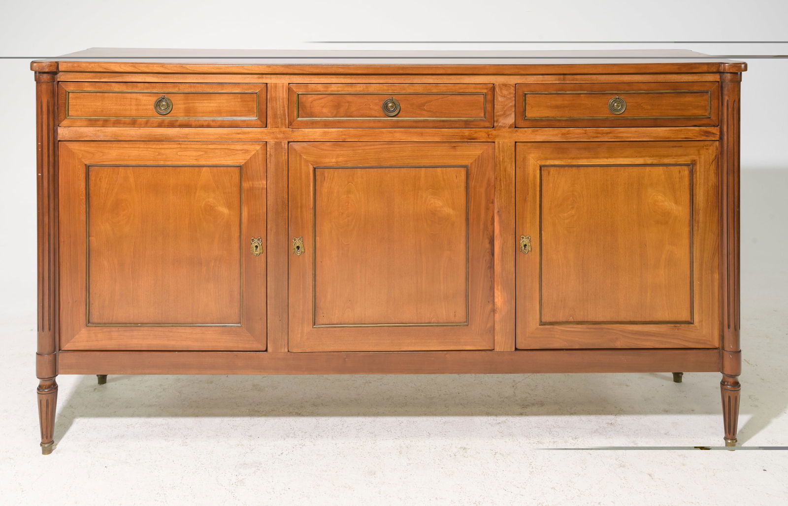 Louis XVI Style 3 Doors Sideboard / Enfilade (1 of 7)