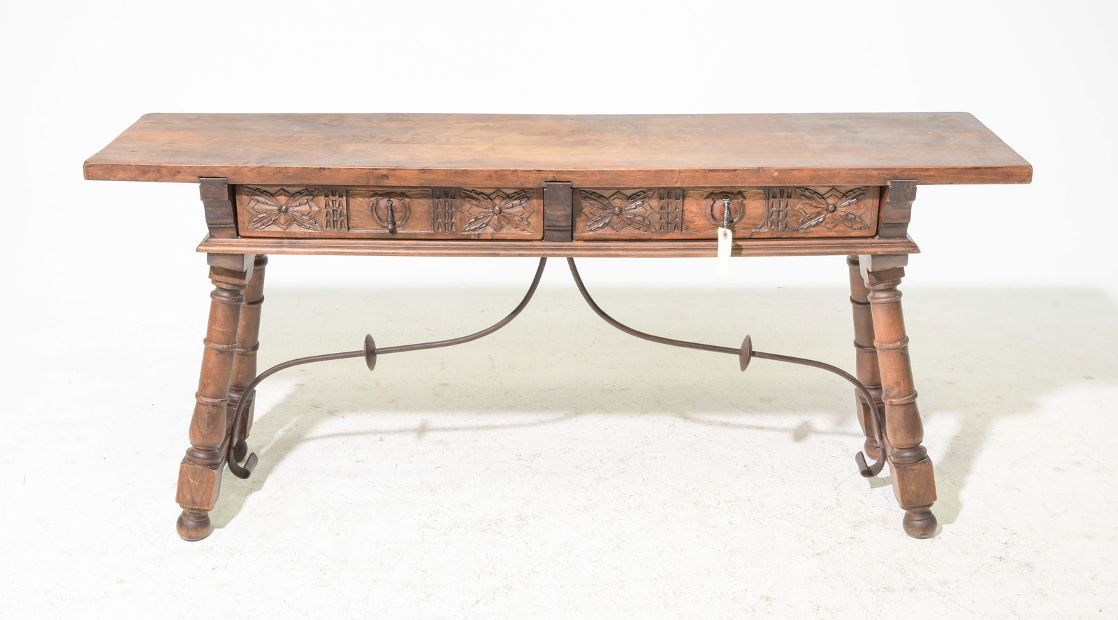 Spanish Renaissance Style 2 Drawer Hall Table (1 of 3)