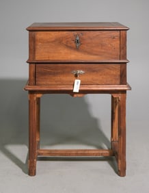 French Provincial Style Coffer On Stand
