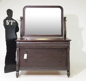 American Mahogany Dressing Chest