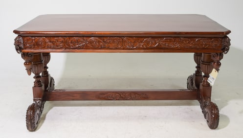 American Mahogany Library Table / Desk