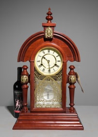 Mahogany Mantle Clock