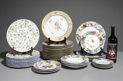41pcs Assorted China - Dinner Plate, Bowls, Etc.