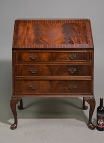 English Mahogany Drop Front Desk / Bureau
