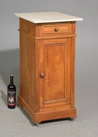 Marble Top Occasional Cabinet / Nightstand