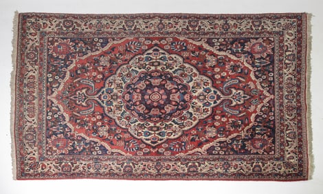 Heriz Hand Knotted Rug - 10' x 6'8