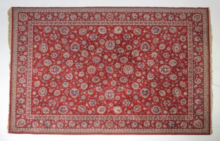 Tabriz Hand Knotted Rug - 10'11 x 7'10