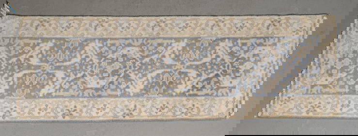 Hand Knotted Oushak Rug - 7'10 x 2'6 (1 of 4)