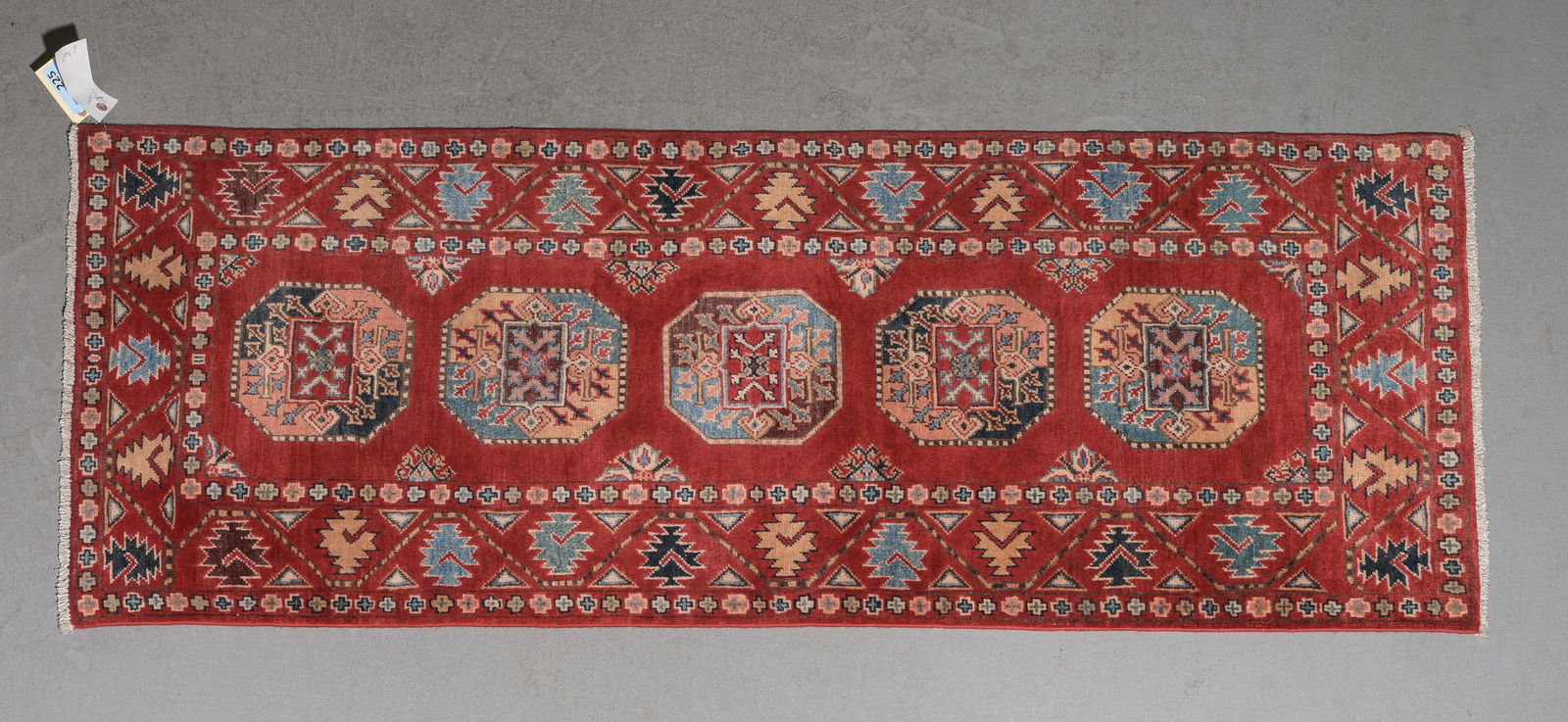 Hand Knotted Kazak Rug - 6'3 x 2'7 (1 of 4)
