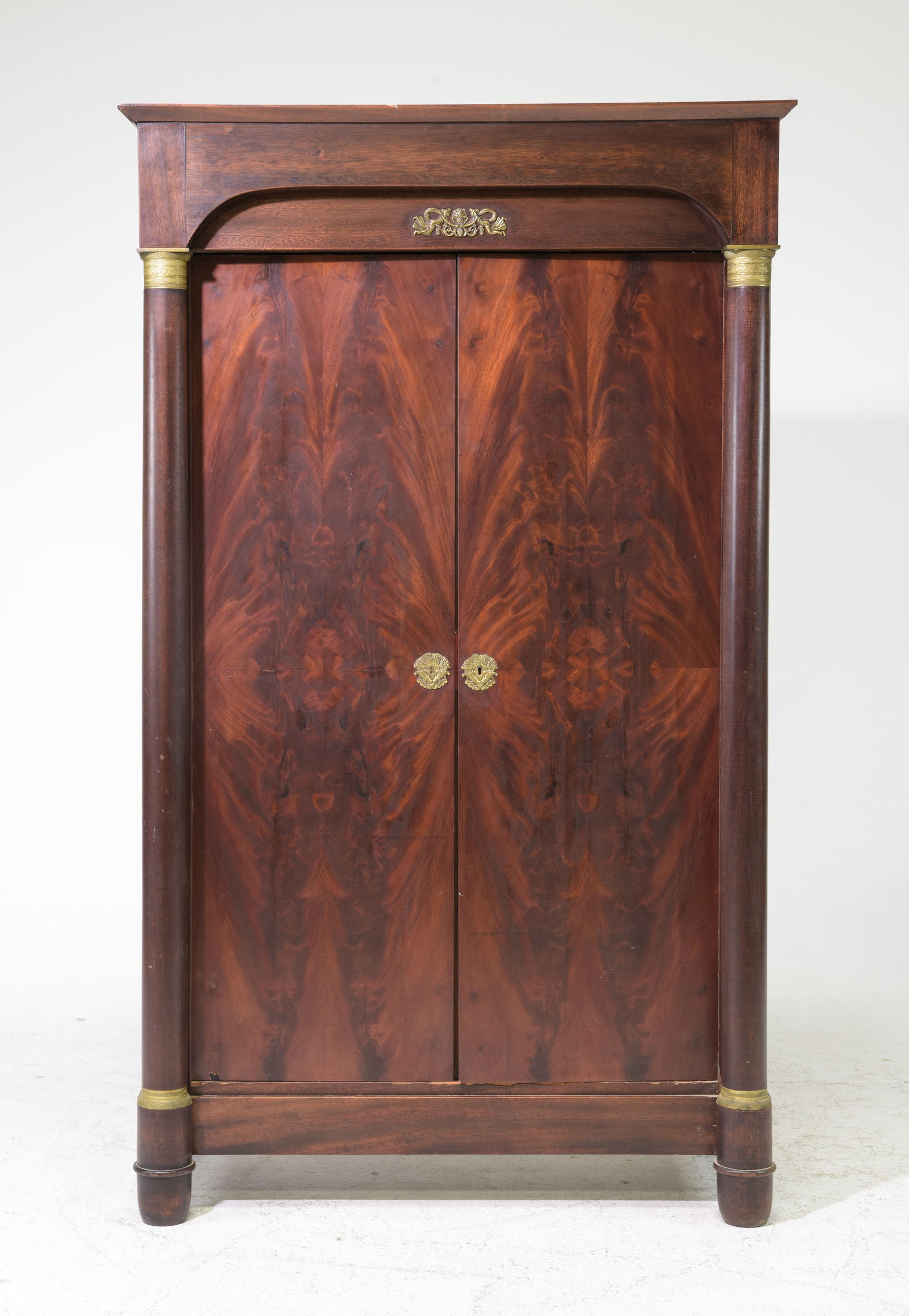 French Empire Style Mahogany Cupboard (1 of 10)