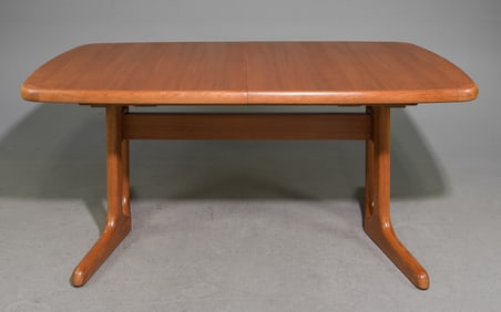 Danish Mid Century Modern Table with Insertable Leaf