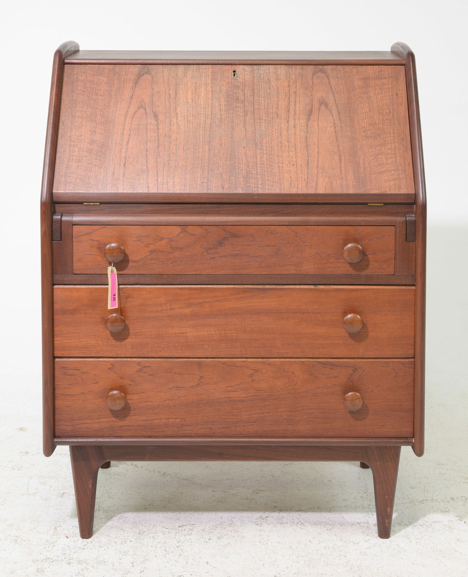 Mid Century Modern Drop Front Desk / Bureau (1 of 7)