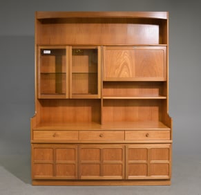 Mid Century Modern Wall Unit / Bookcase - Nathan