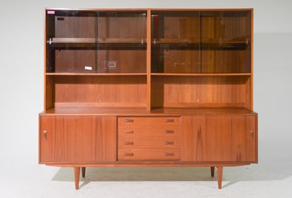 Mid Century Modern Bookcase By Clausen & Son