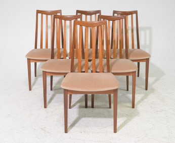 6 High Back Mid Century Dining Chairs - G-Plan Fresco