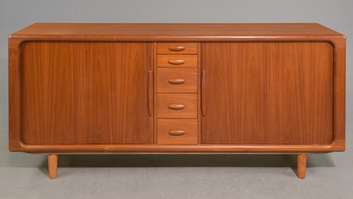Danish Modern Tambour Door Sideboard - Dyrlund