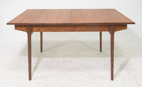 Mid Century Modern Table with Pop Up Leaf