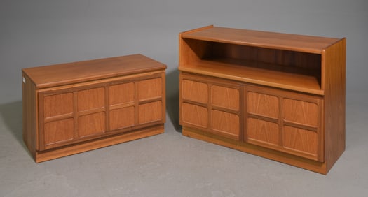2 Mid Century Modern Occasional Cabinet - Nathan