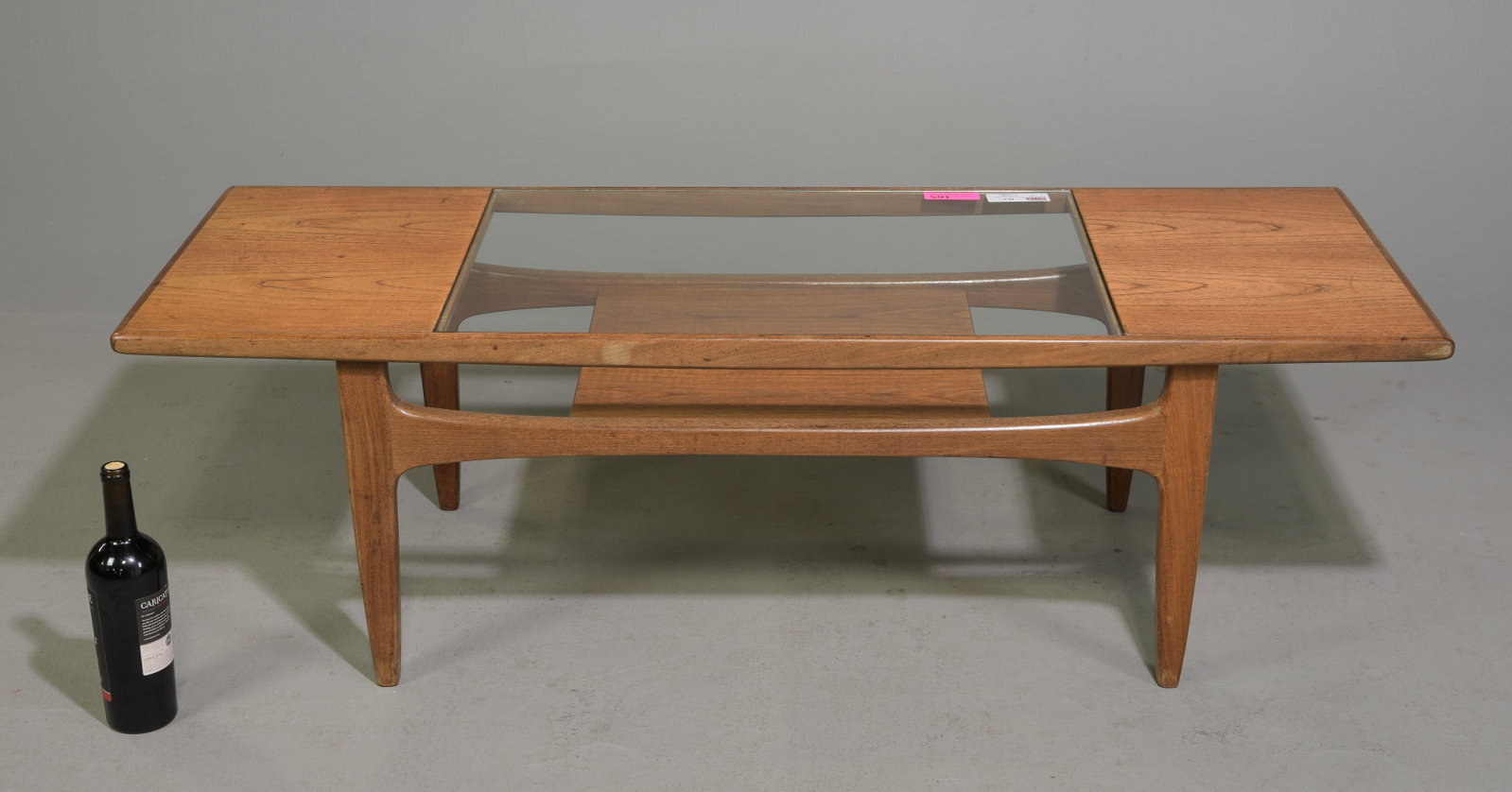 G-Plan Fresco Coffee Table as seen in Mad Men: This Danish Modern Style teak coffee table is British and made by British Mid Century Modern Furniture Maker G Plan (GPlan). This model table was featured in the Mid Century Modern office of Don Drape