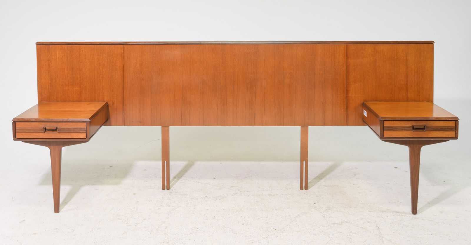 Mid Century Modern Headboard with Nightstands (1 of 4)