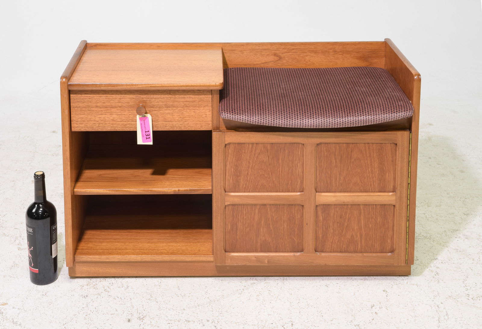 Mid Century Modern Telephone Bench by Nathan (1 of 6)